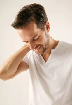 Pier One T-Shirt BasicWhite Uomo T-shirt E Polo PI922O0YI-A11 -Pier One 02deb22a3a584afb95c76585b89a8523