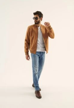 Pier One Giubbotto BomberCognac Uomo Giacche PI922T04T-O11 -Pier One 04dc92bc9e3b41a5b22b6b1700859080