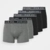 Pier One 5 Pack - Culotte -Black/Mottled Dark Grey -Pier One 0bef183125834ec58b4062b836afe5ae