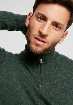 Pier One MaglioneMottled Dark Green Uomo Maglieria PI922Q04L-M11 -Pier One 0ffac4a6cb01430894baaebc2963a6ec