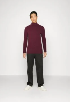 Pier One 2 PackMaglietta A Manica LungaBeige/Bordeaux Uomo T-shirt E Polo PI922O0KR-B11