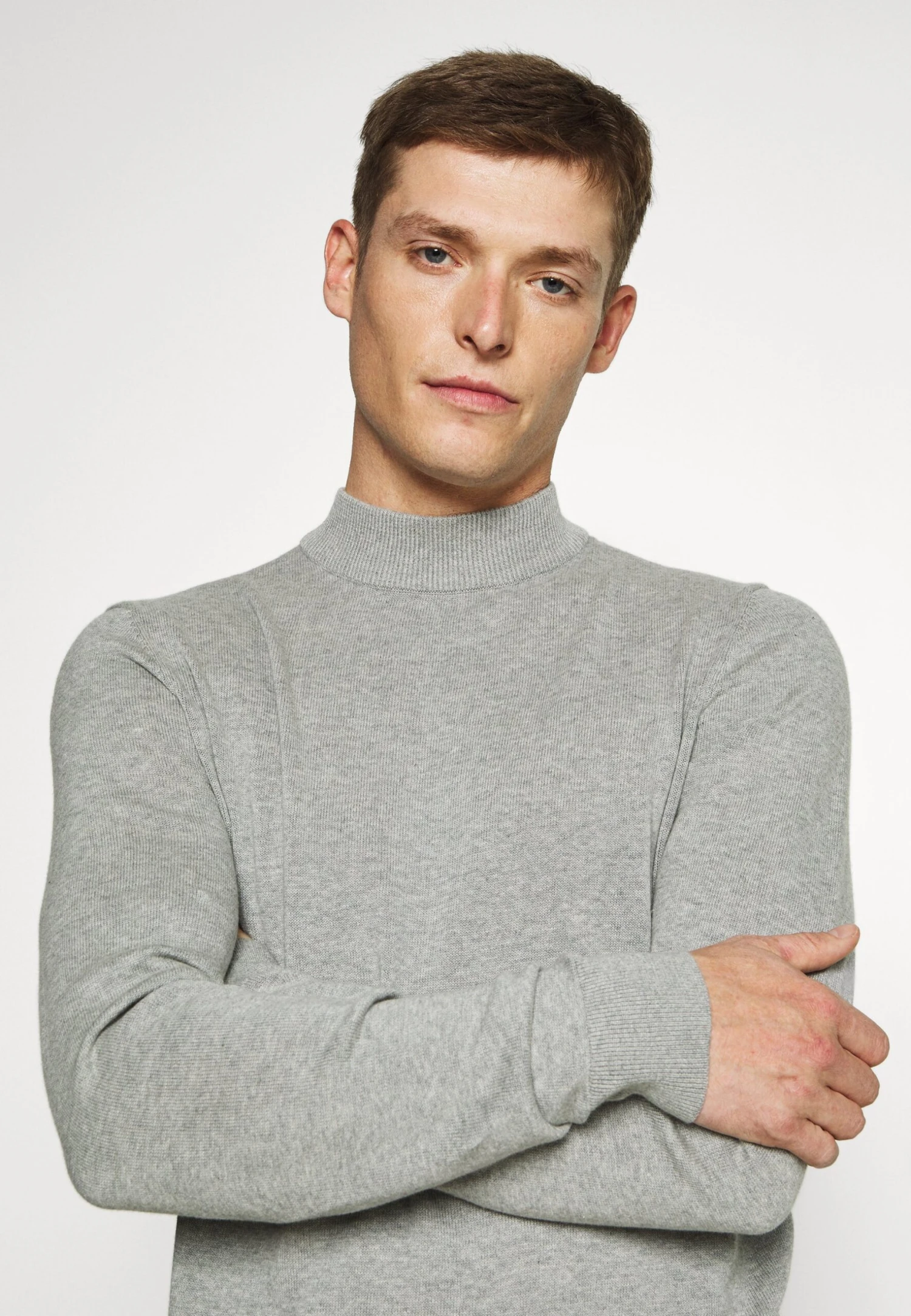 Pier One MaglioneMottled Light Grey Uomo Maglieria PI922Q068-C11 6 Pier One MaglioneMottled Light Grey Uomo Maglieria PI922Q068-C11 - immagine 4