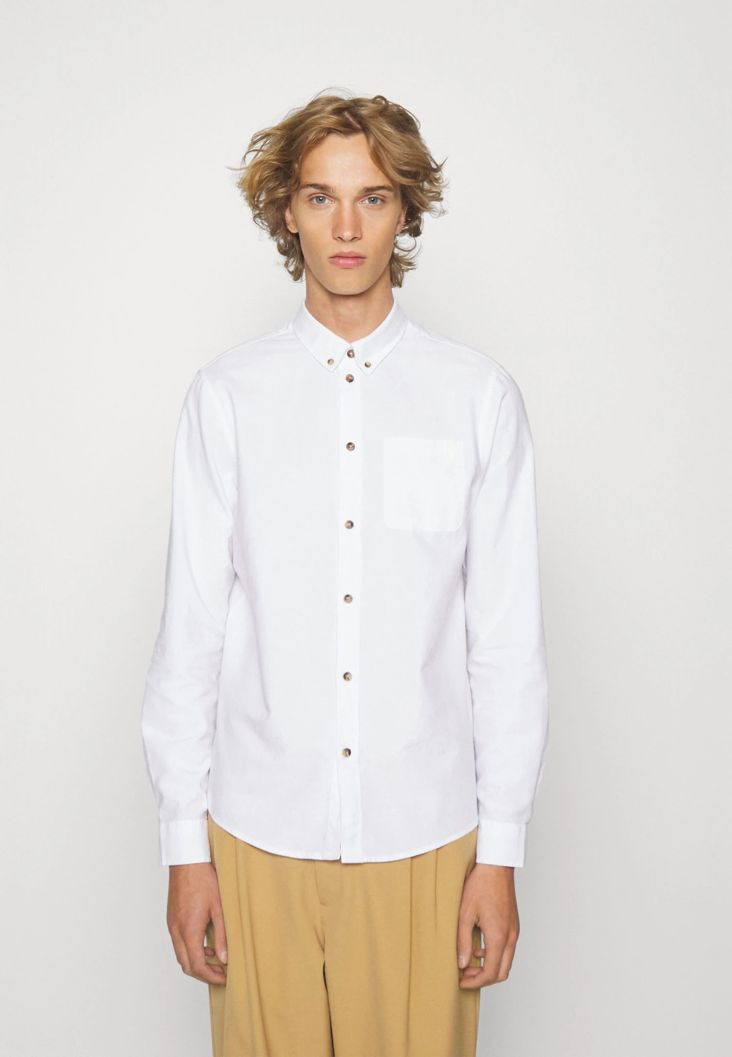 Pier One 2 Pack - Camicia - White/Light Blue 6 Pier One 2 Pack - Camicia - White/Light Blue - immagine 4