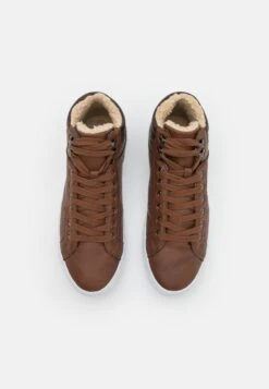 Pier One Unisex - Sneakers Alte - Cognac -Pier One 17ba80e7743540178e781678ecea3154