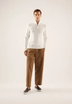 Pier One MaglioneOff-White Uomo Maglieria PI922Q029-A11 -Pier One 18a0f90970a6442f9b876b01a4c17af7