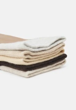 Pier One 5 Pack - Calze - Off-White/Beige/Tan