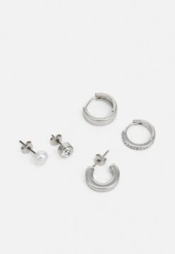 Pier One Unisex 5 PackOrecchiniSilver-Coloured Uomo Gioielli PI954L00S-D11 -Pier One 220a6ce1d1034079984c9ab34e2923b4