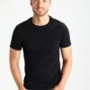 Pier One T-Shirt BasicBlack Uomo T-shirt E Polo PI922O00I-Q12 -Pier One 240072a406dd48c99e12c4f14a21d70a