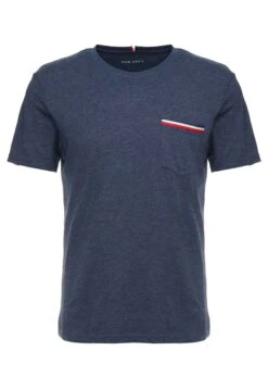 Pier One T-Shirt BasicMottled Dark Blue Uomo T-shirt E Polo PI922O05G-K11 -Pier One 270b3698e3ee48239017ea8827ea751a