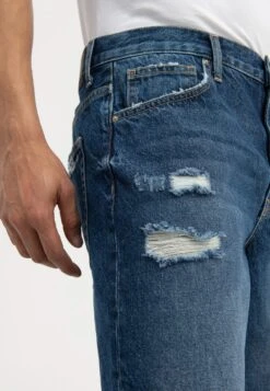 Pier One Shorts Di JeansDark Blue Denim Uomo Jeans PI922F05E-K11 -Pier One 276254a4979c4bad9439f125663ea190