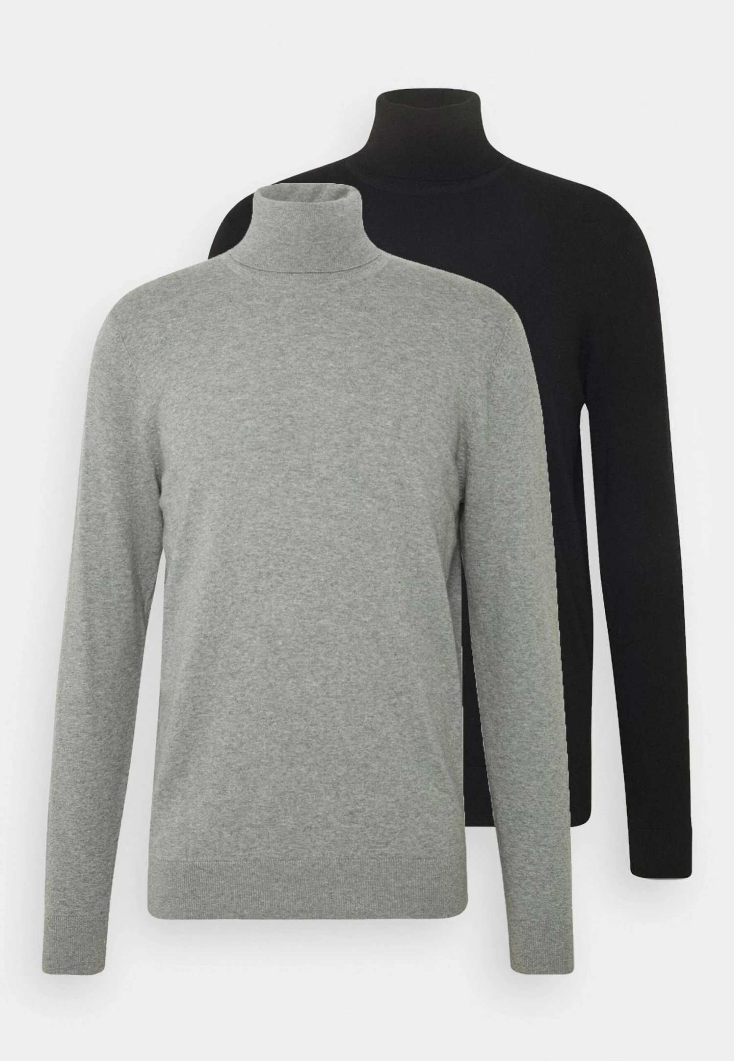 Pier One 2 PackBasic TurtleneckMaglioneBlack/Mottled Light Grey Uomo Maglieria PI922Q06B-Q14 10 Pier One 2 PackBasic TurtleneckMaglioneBlack/Mottled Light Grey Uomo Maglieria PI922Q06B-Q14 - immagine 8