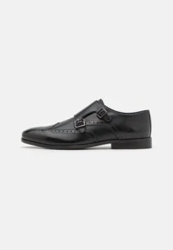 Pier One LeatherMocassini ElegantiBlack Uomo Scarpe Basse PI912C088-Q12