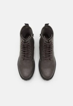 Pier One Unisex - Stivaletti Stringati - Grey -Pier One 3607680cad744fea88f5de58bb512045