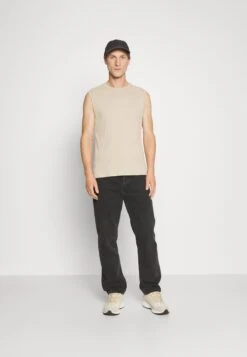 Pier One 2 PackTop Black/Beige Uomo T-shirt E Polo PI922O0XX-Q11