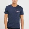 Pier One T-Shirt BasicMottled Dark Blue Uomo T-shirt E Polo PI922O05G-K11 -Pier One 3808233523534da4aade7a1fd6fb5cc6