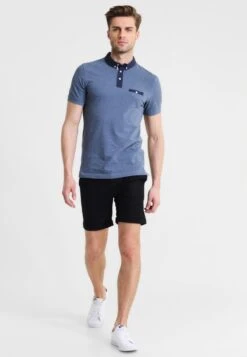 Pier One Polo - Blue Melange -Pier One 380ccec432ac42f7b34c6936370ad50e