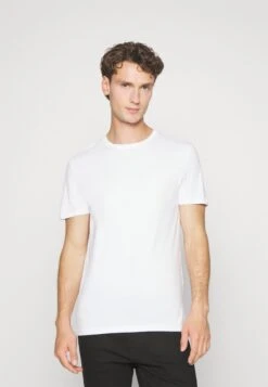 Pier One 5 PackT-Shirt BasicDark Grey/White/Light Brown Uomo T-shirt E Polo PI922O0GY-C13 -Pier One 414edcf91aba4fe68a41c8eee8e0f9ac