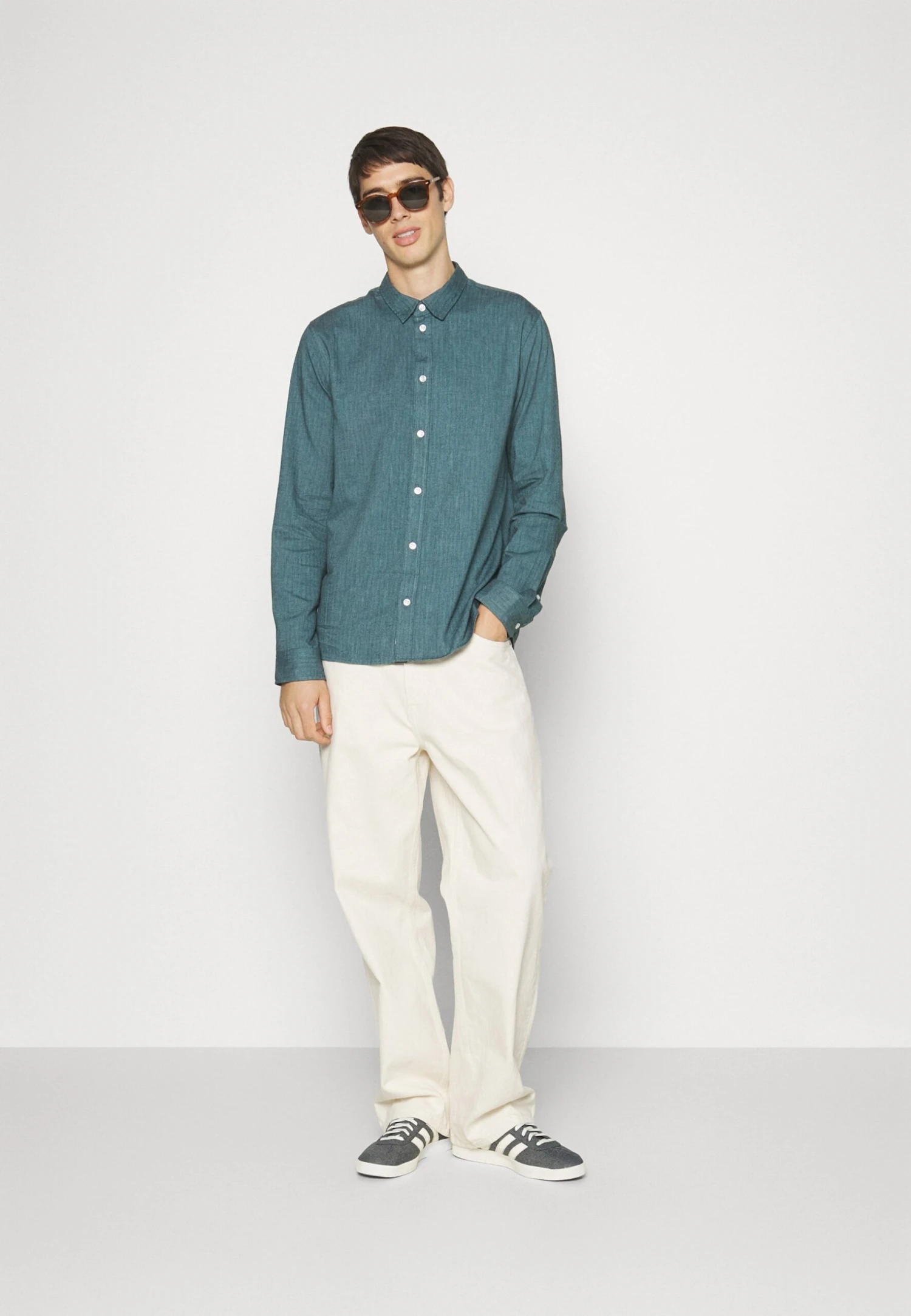 Pier One CamiciaGreen Uomo Camicie PI922D0EO-M11 4 Pier One CamiciaGreen Uomo Camicie PI922D0EO-M11 - immagine 2