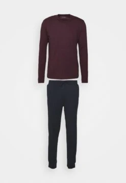 Pier One Pigiama Dark Blue/Bordeaux Uomo Per La Notte PI982M033-K14 -Pier One 44d1a5d0e01745888ac1a74563e21776