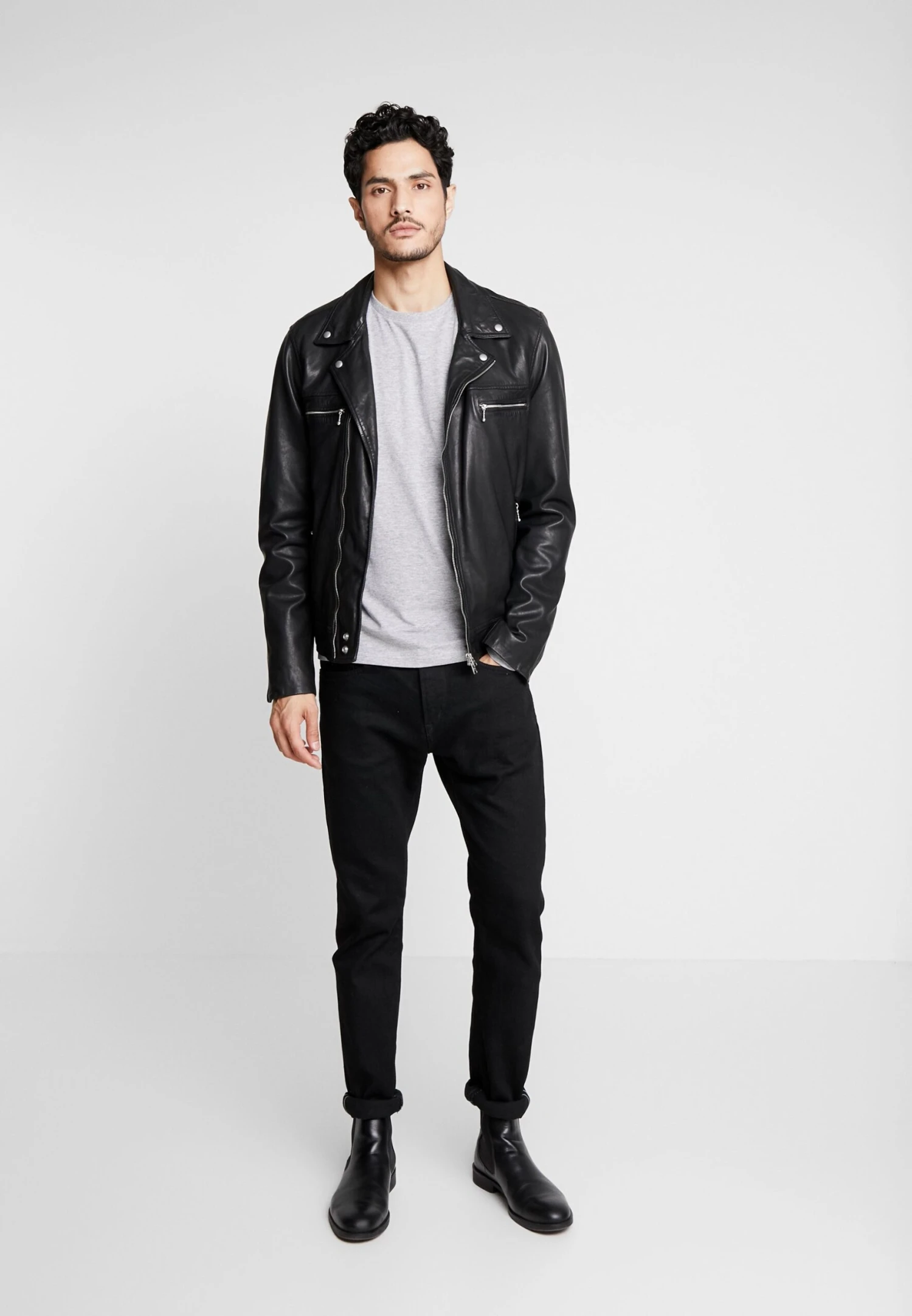 Pier One Maglietta A Manica LungaMottled Grey Uomo T-shirt E Polo PI922O0GP-C11 4 Pier One Maglietta A Manica LungaMottled Grey Uomo T-shirt E Polo PI922O0GP-C11 - immagine 2