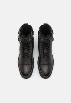 Pier One LeatherStivaletti StringatiBlack Uomo Stivaletti/Stivali PI912K0CI-Q11 -Pier One 4c692aeab6ab4aa3b366234f57542090