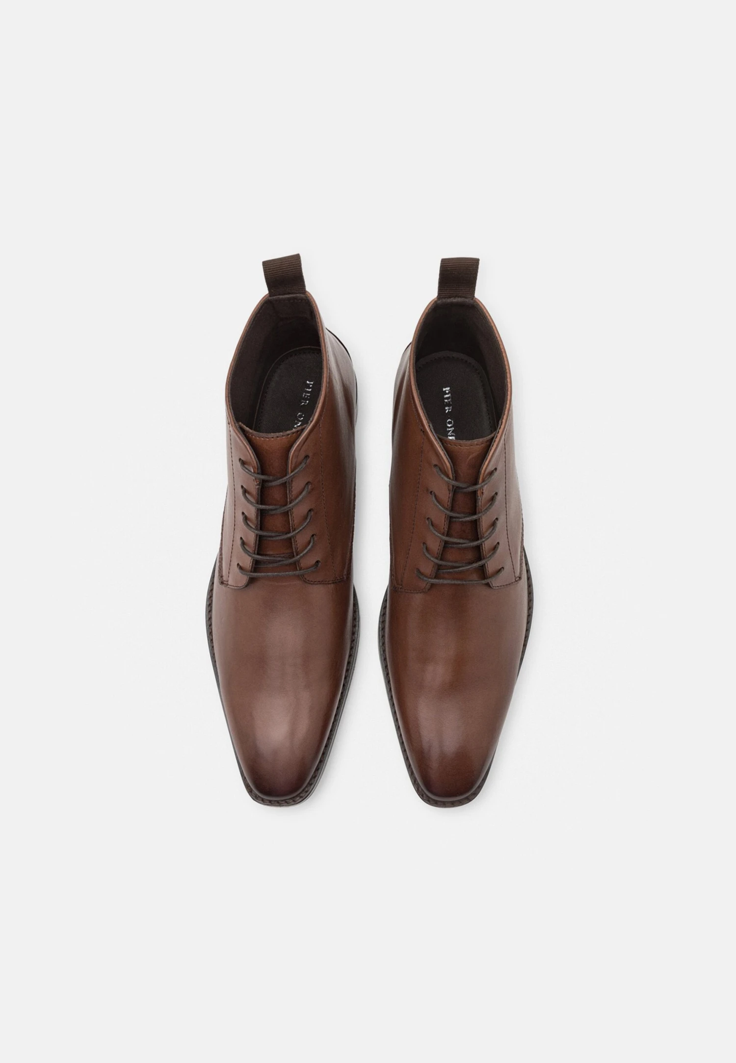 Pier One Leather - Stivaletti Stringati - Brown 6 Pier One Leather - Stivaletti Stringati - Brown - immagine 4