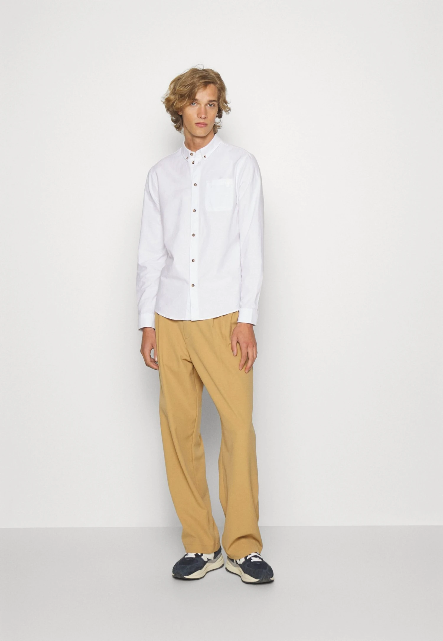 Pier One 2 Pack - Camicia - White/Light Blue 3 Pier One 2 Pack - Camicia - White/Light Blue