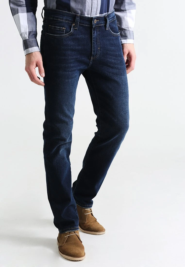 Pier One BasicJeans A SigarettaDark Blue Denim Uomo Jeans PI922GA0E-K12 3 Pier One BasicJeans A SigarettaDark Blue Denim Uomo Jeans PI922GA0E-K12