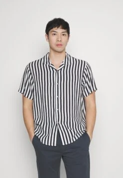 Pier One Camicia - Dark Blue/White