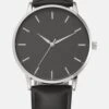 Pier One Orologio - Black/Silvercoloured -Pier One 7935ed590a9743b99815e64729d95e1c