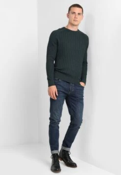 Pier One MaglioneMottled Dark Green Uomo Maglieria PI922Q01O-M11 -Pier One 8348cb4d4721451cbbe5bfe9d5c0fe9c