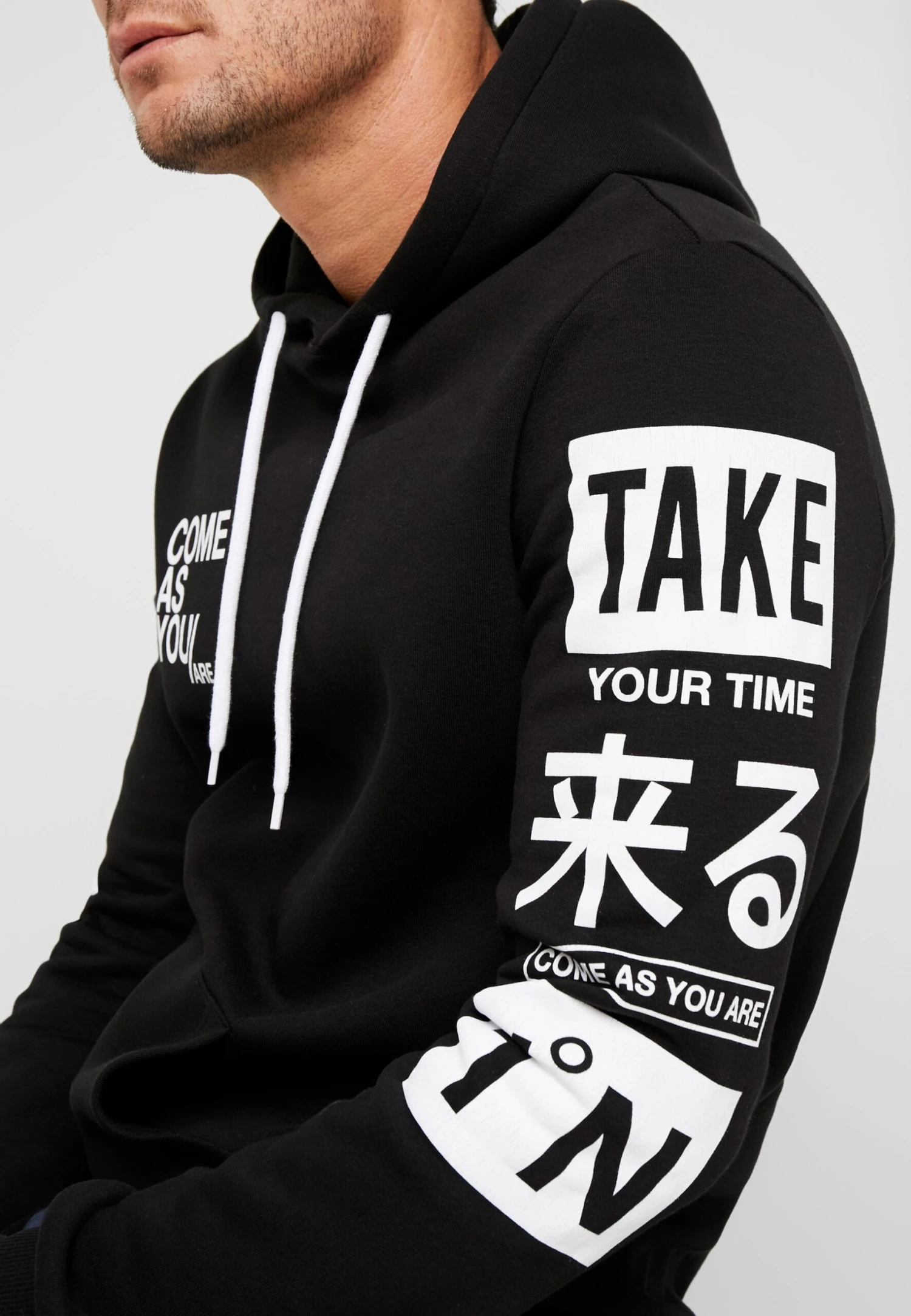 Pier One Felpa Con CappuccioBlack Uomo Maglieria E Felpe PI922S03M-Q11 8 Pier One Felpa Con CappuccioBlack Uomo Maglieria E Felpe PI922S03M-Q11 - immagine 6