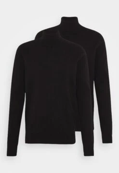 Pier One 2 Pack - Basic Turtleneck - Maglione - Black -Pier One 8734a667699e468ebb89189aafa90312