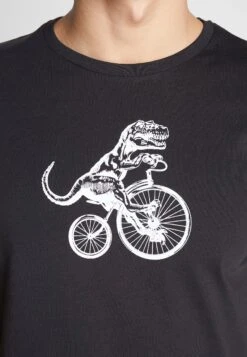 Pier One T-Shirt Con StampaBlack Uomo T-shirt E Polo PI922O0FQ-Q11 -Pier One 88ed8388554a4a75b82576d4ad8e9434