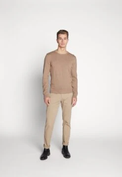 Pier One Basic CrewneckMaglioneMottled Beige Uomo Maglieria PI922Q009-B12 -Pier One 8ab6afa896f946a0abe264ae414a2865