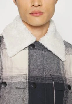 Pier One Giacca Leggera - Black/Beige -Pier One 945f448dee1941e48afc57d7a97d17e2