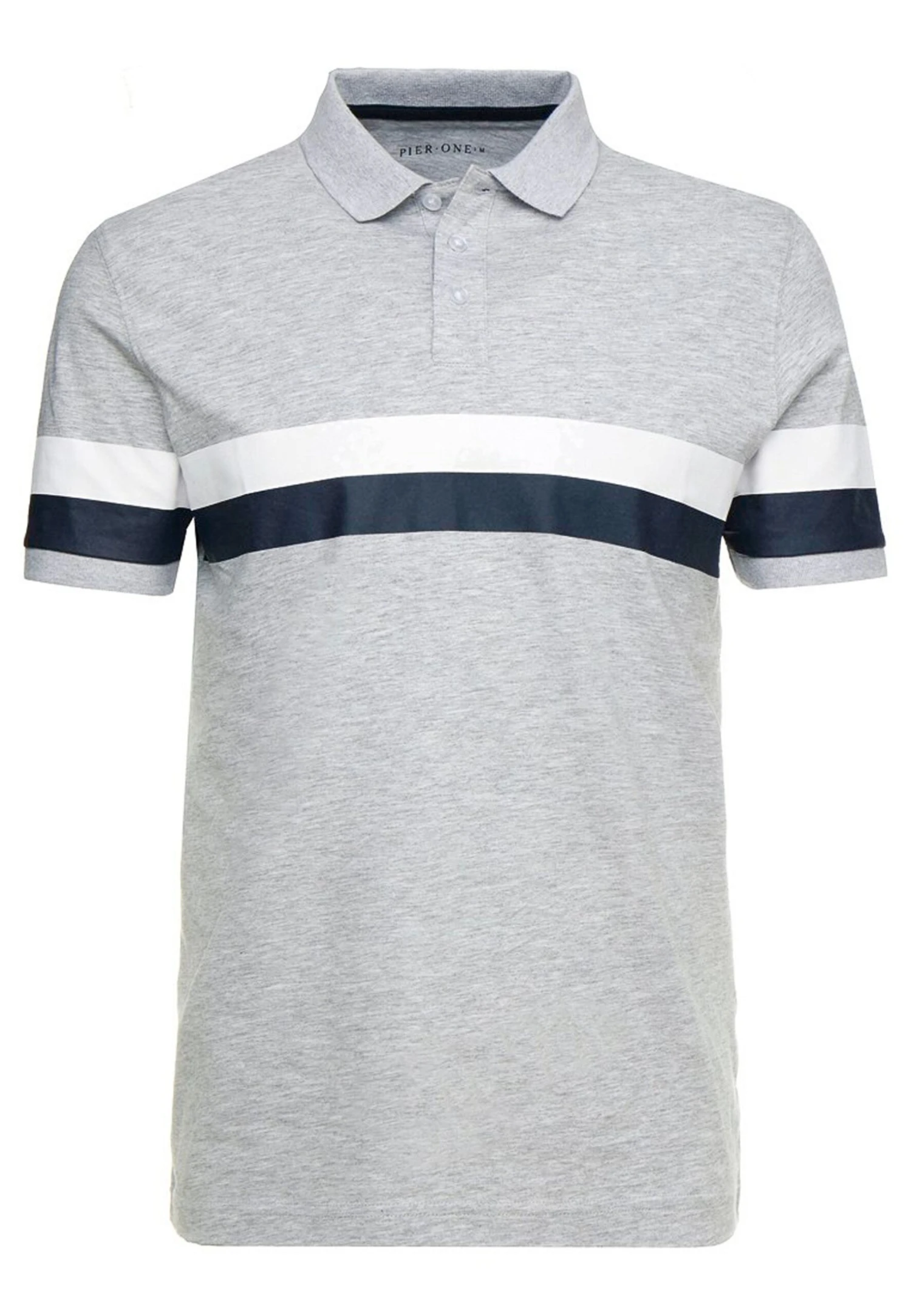Pier One Polo - Mottled Light Grey 7 Pier One Polo - Mottled Light Grey - immagine 5