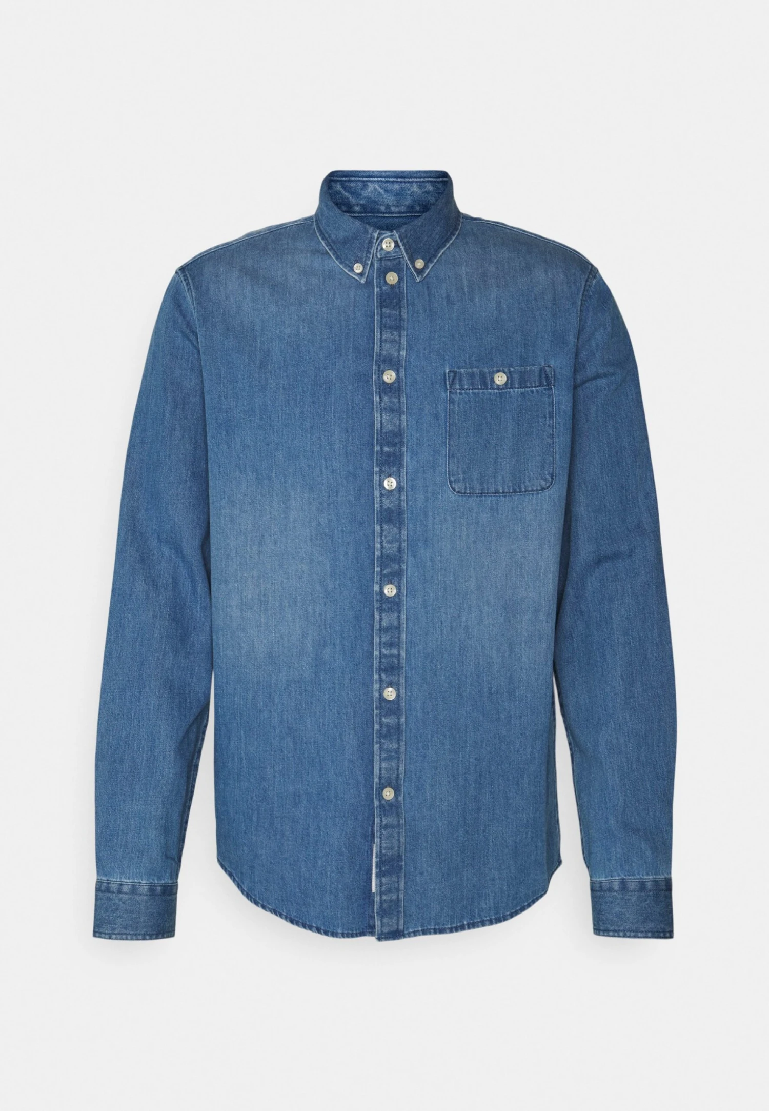 Pier One Denim Shirt - Camicia - Blue Denim 3 Pier One Denim Shirt - Camicia - Blue Denim