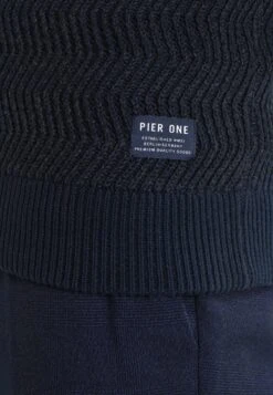Pier One MaglioneMottled Dark Blue Uomo Maglieria PI922QA3P-K11 -Pier One 99d5b37fddae40a8bfa8e79453205e89