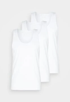 Pier One 3 PackTopWhite Uomo T-shirt E Polo PI922O0X4-A11 -Pier One 9a4c3af9d48f4ce99078cb6997d610de