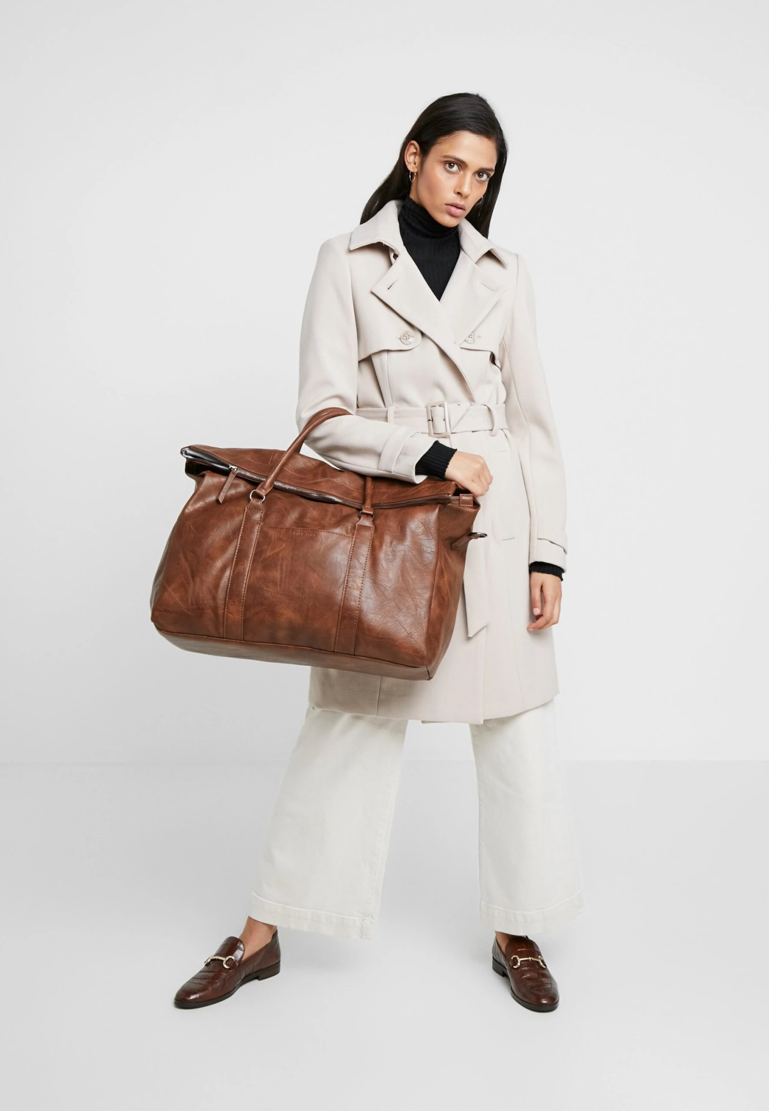 Pier One Unisex - Borsa Da Viaggio - Dark Brown 4 Pier One Unisex - Borsa Da Viaggio - Dark Brown - immagine 2