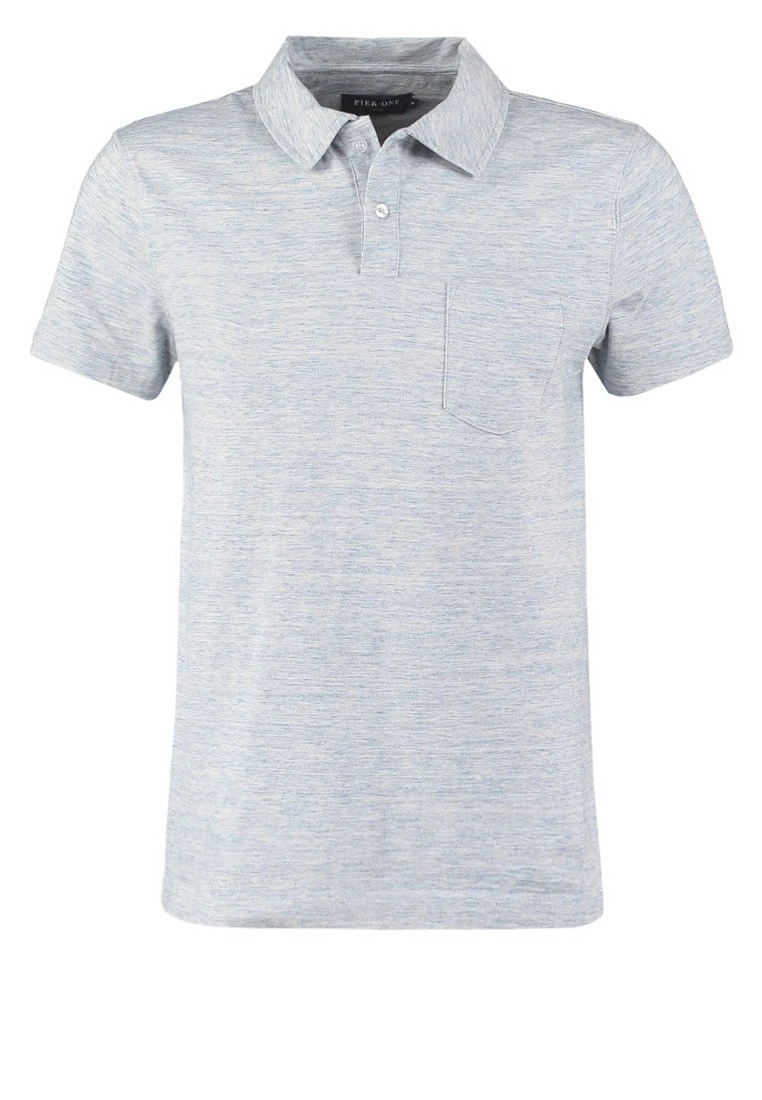 Pier One Polo - Light Blue Melange 7 Pier One Polo - Light Blue Melange - immagine 5