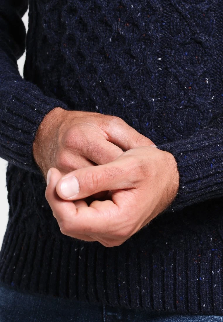 Pier One MaglioneMottled Dark Blue Uomo Maglieria PI922Q01F-K11 7 Pier One MaglioneMottled Dark Blue Uomo Maglieria PI922Q01F-K11 - immagine 5