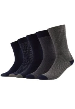 Pier One 5 Pack - Calze - Dark Blue/Mottled Grey