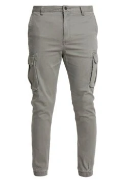 Pier One Cuffed Skinny Trouser- Pantaloni Cargo - Grey -Pier One a09b1a92eb324dc1b90d5202c92319c0