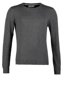 Pier One Basic Crewneck - Maglione - Dark Grey Melange -Pier One a544139b03e5432e9796573c491ff748