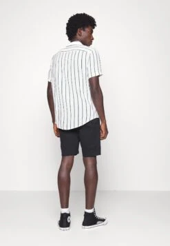 Pier One 2 PackCamiciaBlack/White Uomo Camicie PI922D0CS-Q11 -Pier One a68cb2ff17104e928d6a0c4cb305d53e