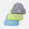 Pier One Unisex 3 PackBerrettoGrey, Neon Green, Light Blue Uomo Cappellie Berretti PI954P009-C11 -Pier One a6d4d1e9448d49d29e1f261472915c8c