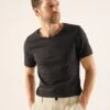 Pier One T-Shirt BasicBlack Uomo T-shirt E Polo PI922O0YJ-Q11 -Pier One aae26063adea4ab3b34309245f73344a