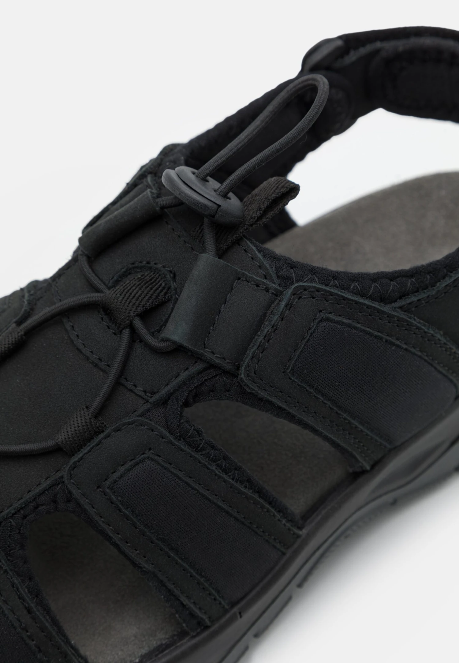 Pier One Leather - Sandali Da Trekking - Black 8 Pier One Leather - Sandali Da Trekking - Black - immagine 6